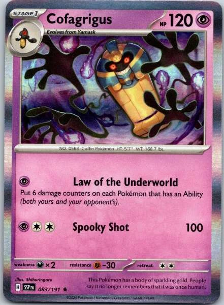 Cofagrigus - Surging Sparks #083/191