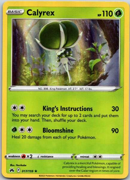 Calyrex - Crown Zenith #017/159
