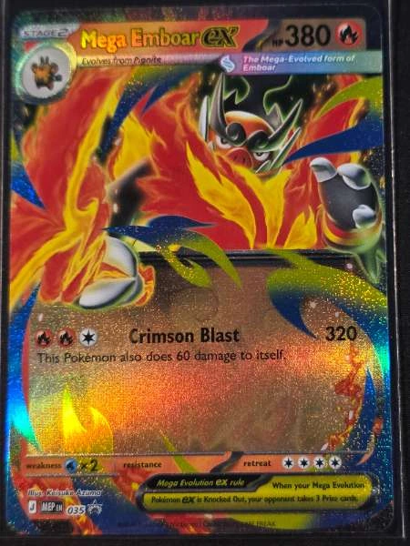 Mega Emboar ex - Black Star Promo #035