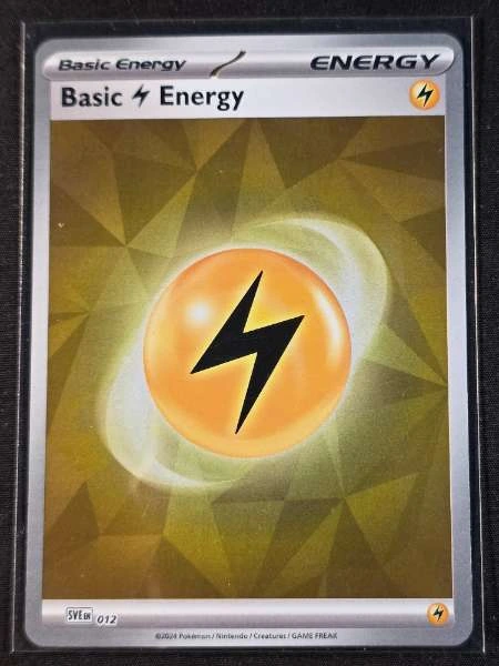 Basic Lightning Energy - Scarlet & Violet Energies #012