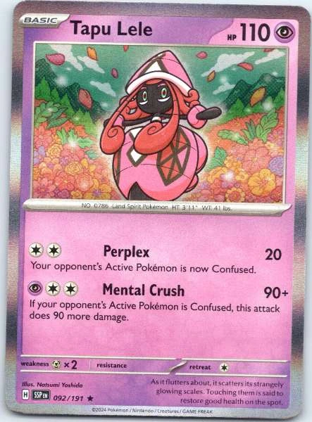 Tapu Lele - Surging Sparks #092/191