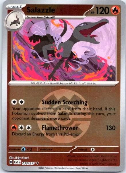 Salazzle - Lost Thunder #035/217