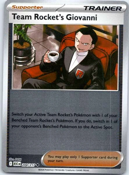 Team Rocket's Giovanni - Ascended Heroes #204/217