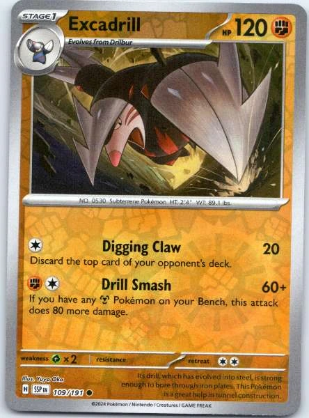 Excadrill - Surging Sparks #109/191
