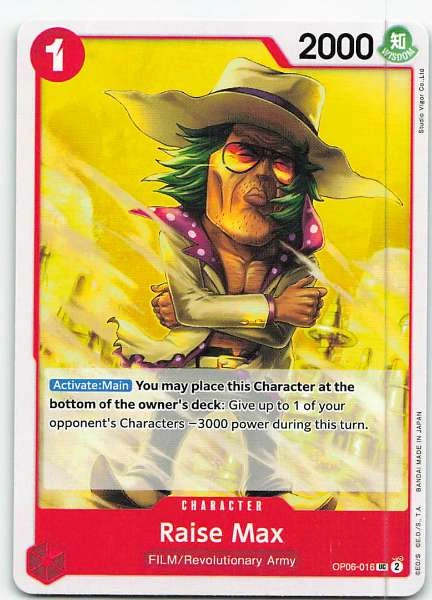 Raise Max - Wings of the Captain #OP06-016