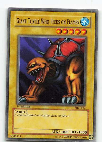 Giant Turtle Who Feeds on Flames - Magic Ruler #MRL-022