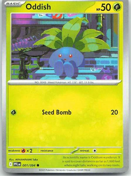 Oddish - Phantasmal Flames #001/094