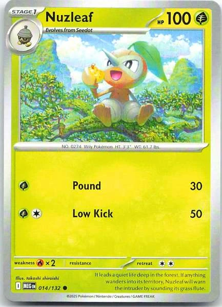 Nuzleaf - Mega Evolution #014/132