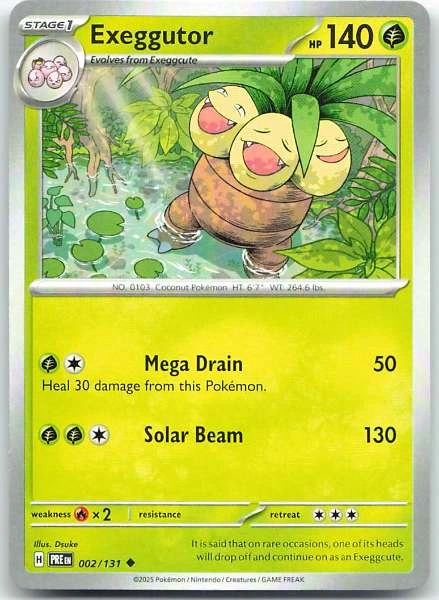Exeggutor - Prismatic Evolutions #002/131