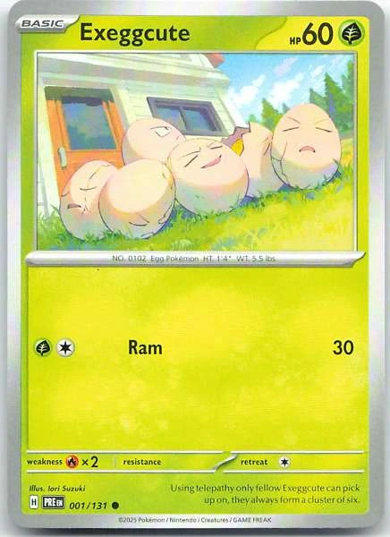 Exeggcute - Prismatic Evolutions #001/131
