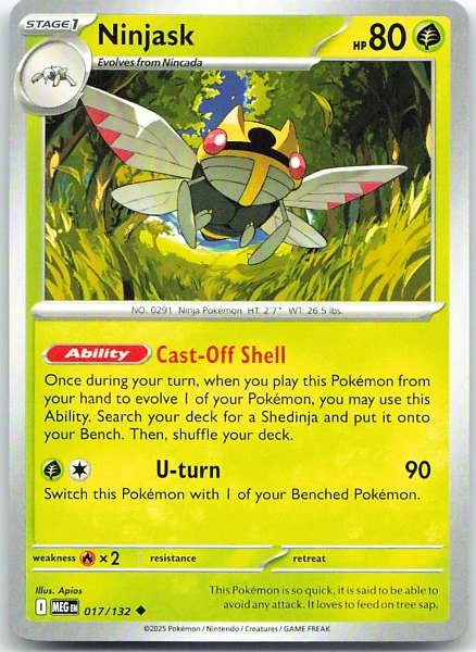 Ninjask - Mega Evolution #017/132