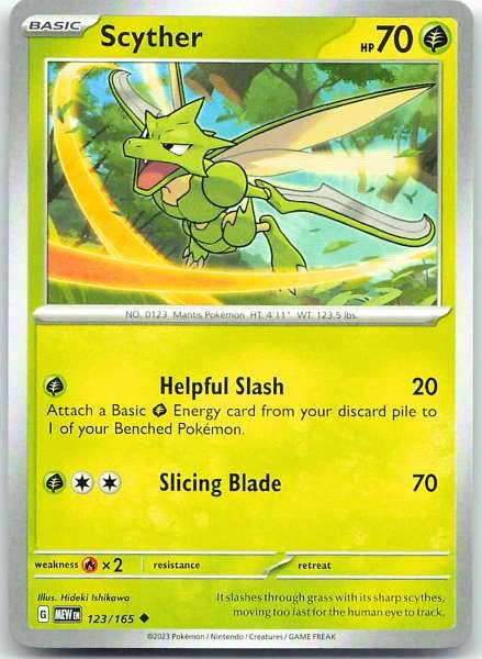 Scyther - 151 #123/165