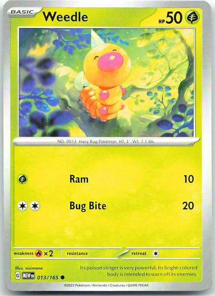 Weedle - Scarlet & Violet 151 #013/165