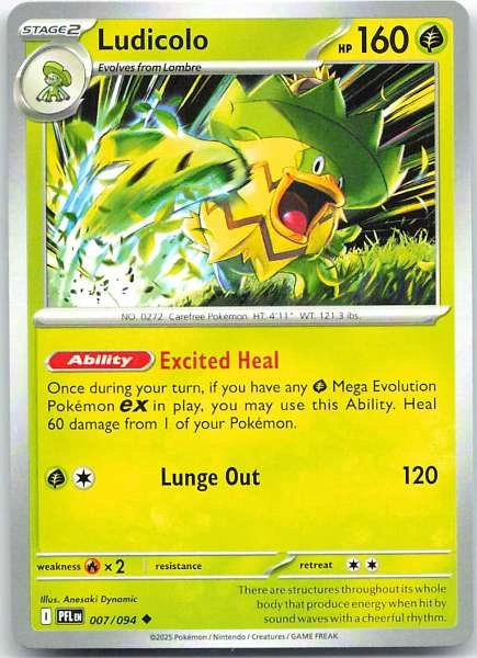 Ludicolo - Phantasmal Flames #007/094
