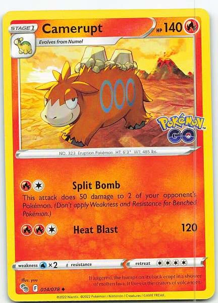 Camerupt - Pokemon GO #014/078