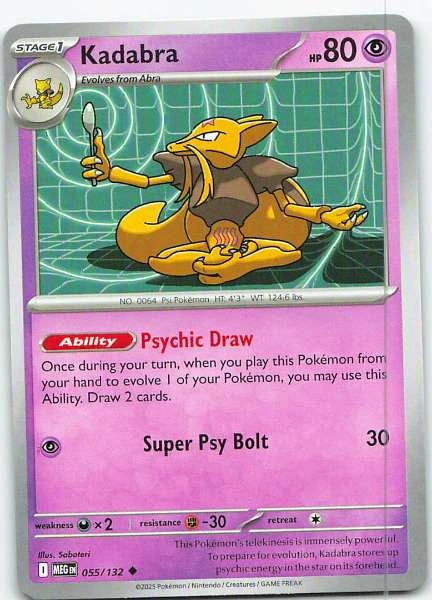 Kadabra - Mega Evolution #055/132
