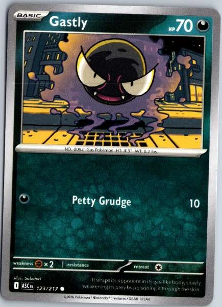 Gastly - Ascended Heroes #123/217