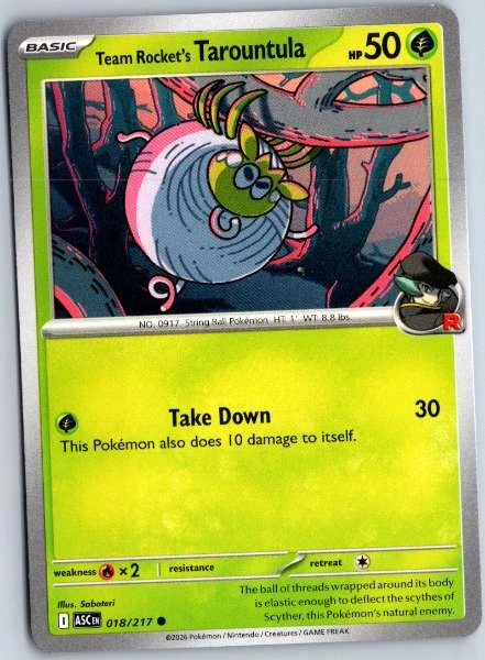 Team Rocket's Tarountula - Ascended Heroes #018/217