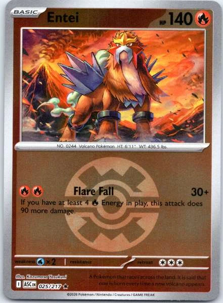 Entei - Ascended Heroes #025/217