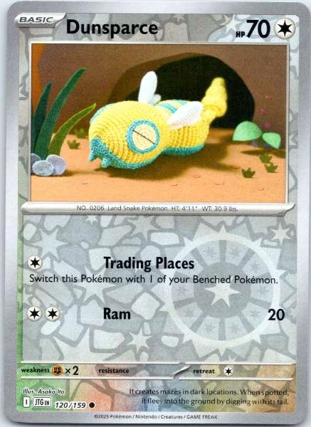 Dunsparce - Journey Together #120/159