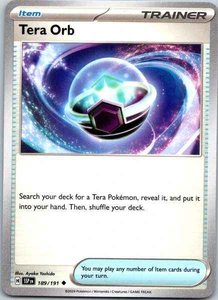 Tera Orb - Surging Sparks #189/191