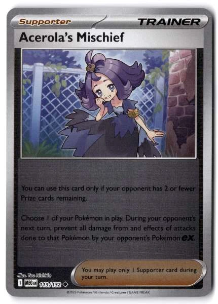 Acerola's Mischief - Mega Evolution #113/132