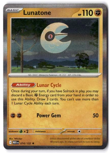 Lunatone - Mega Evolution #074/132