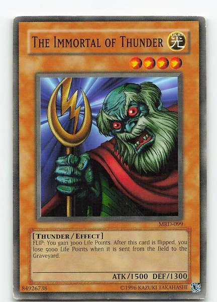 The Immortal of Thunder - Metal Raiders #MRD-099