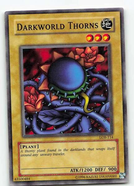 Darkworld Thorns - Legend of Blue Eyes White Dragon #LOB-114