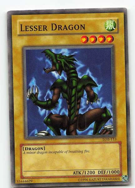 Lesser Dragon - Legend of Blue Eyes White Dragon #LOB-113