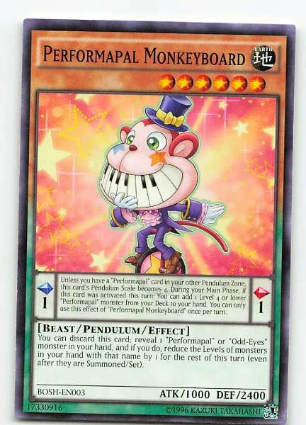 Performapal Monkeyboard - Breakers of Shadow #BOSH-EN003