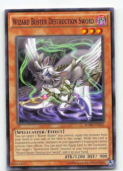 Wizard Buster Destruction Sword - Breakers of Shadow #BOSH-EN021