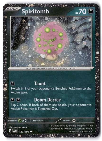 Spiritomb - (Cosmos Holo) Scarlet & Violet #129/198