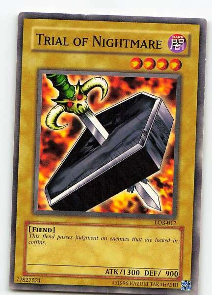 Trial of Nightmare - Legend of Blue Eyes White Dragon #LOB-012
