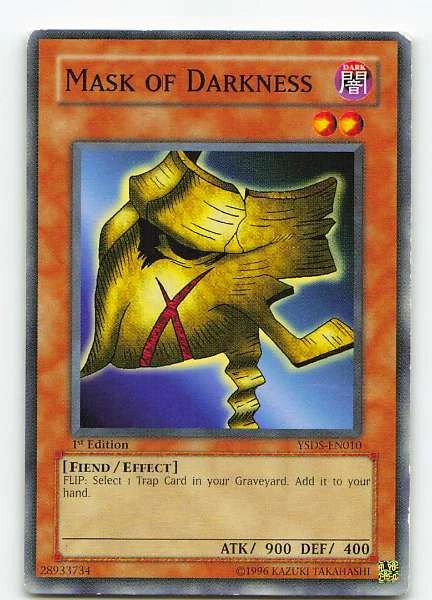 Mask of Darkness - Multiple Sets #YSDS-EN010