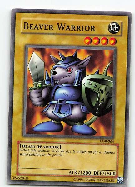 Beaver Warrior - Legend of Blue Eyes White Dragon #LOB-064