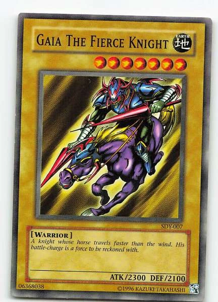 Gaia The Fierce Knight - Starter Deck: Yugi #SDY-007