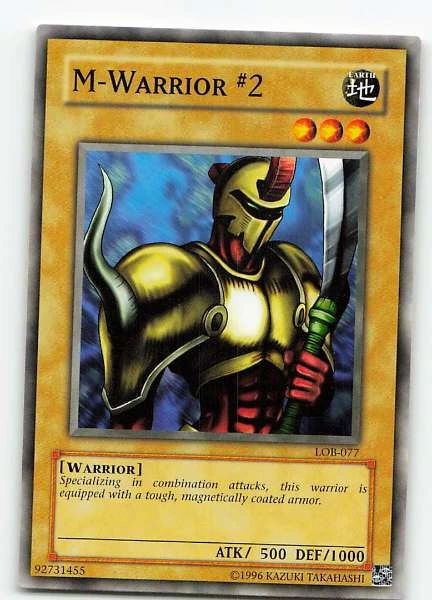 M-Warrior #2 - Legend of Blue Eyes White Dragon #LOB-077