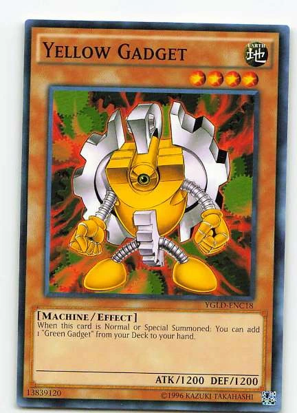 Yellow Gadget - Yugi's Legendary Decks #YGLD-ENC18