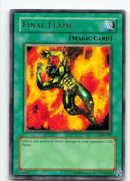 Final Flame - Legend of Blue Eyes White Dragon #LOB-100