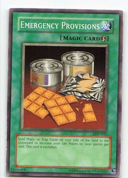Emergency Provisions - Legacy of Darkness #LOD-033