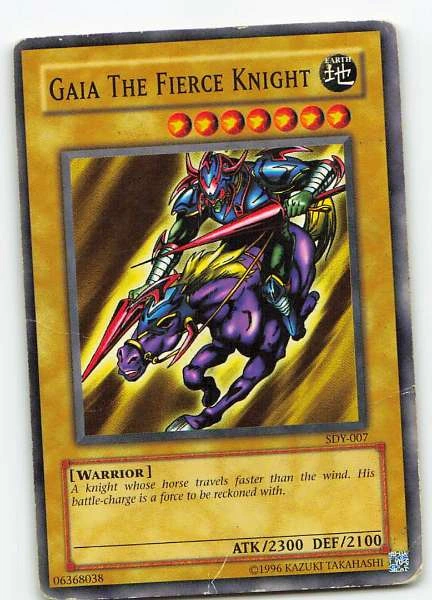 Gaia The Fierce Knight - Starter Deck: Yugi #SDY-007