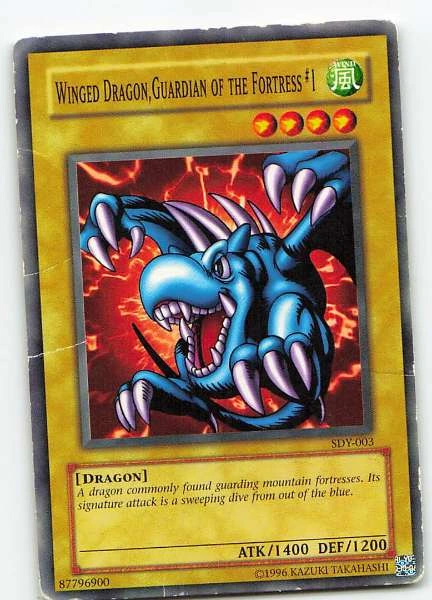 Winged Dragon, Guardian of the Fortress #1 - Starter Deck: Yugi #SDY-003
