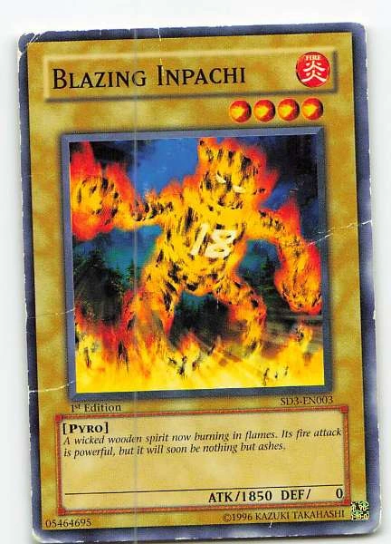 Blazing Inpachi - Blaze of Destruction #SD3-EN003
