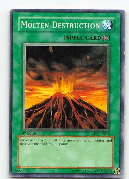 Molten Destruction - Blaze of Destruction #SD3-EN016