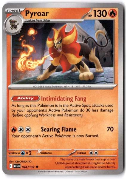 Pyroar - XY Evolutions #024/132