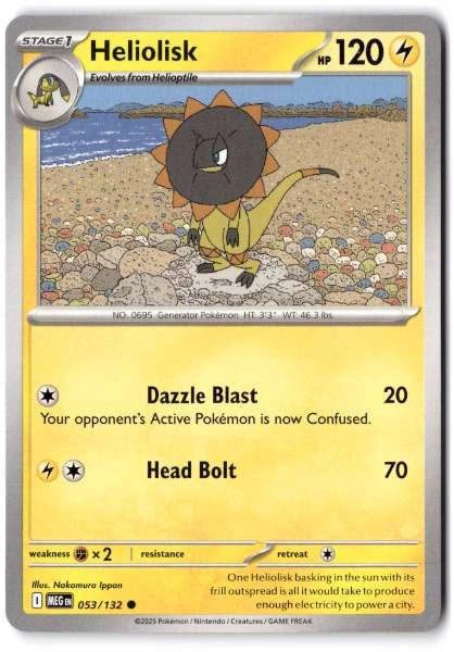 Heliolisk - Mega Evolution #053/132