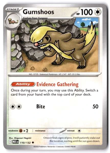 Gumshoos - Sun & Moon #110/132