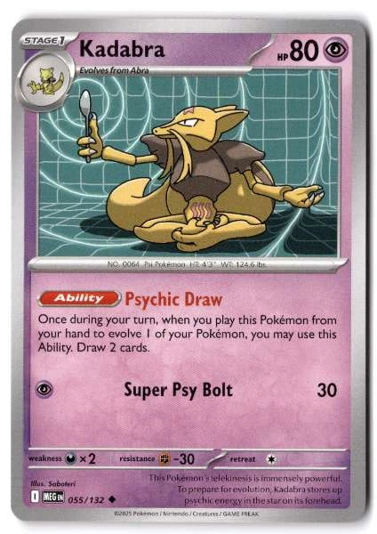 Kadabra - Mega Evolution #055/132