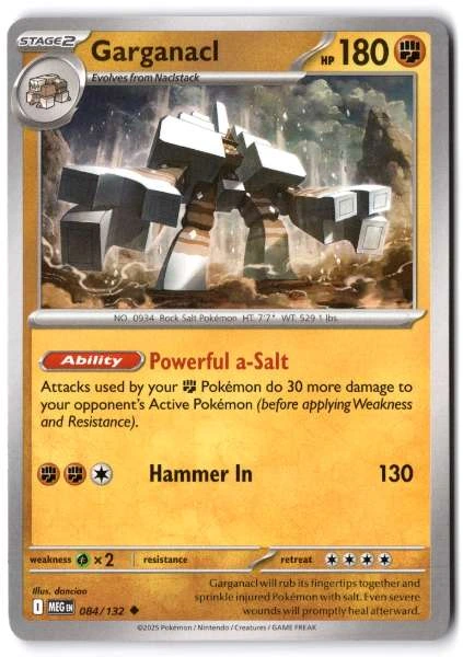 Garganacl - Mega Evolution #084/132